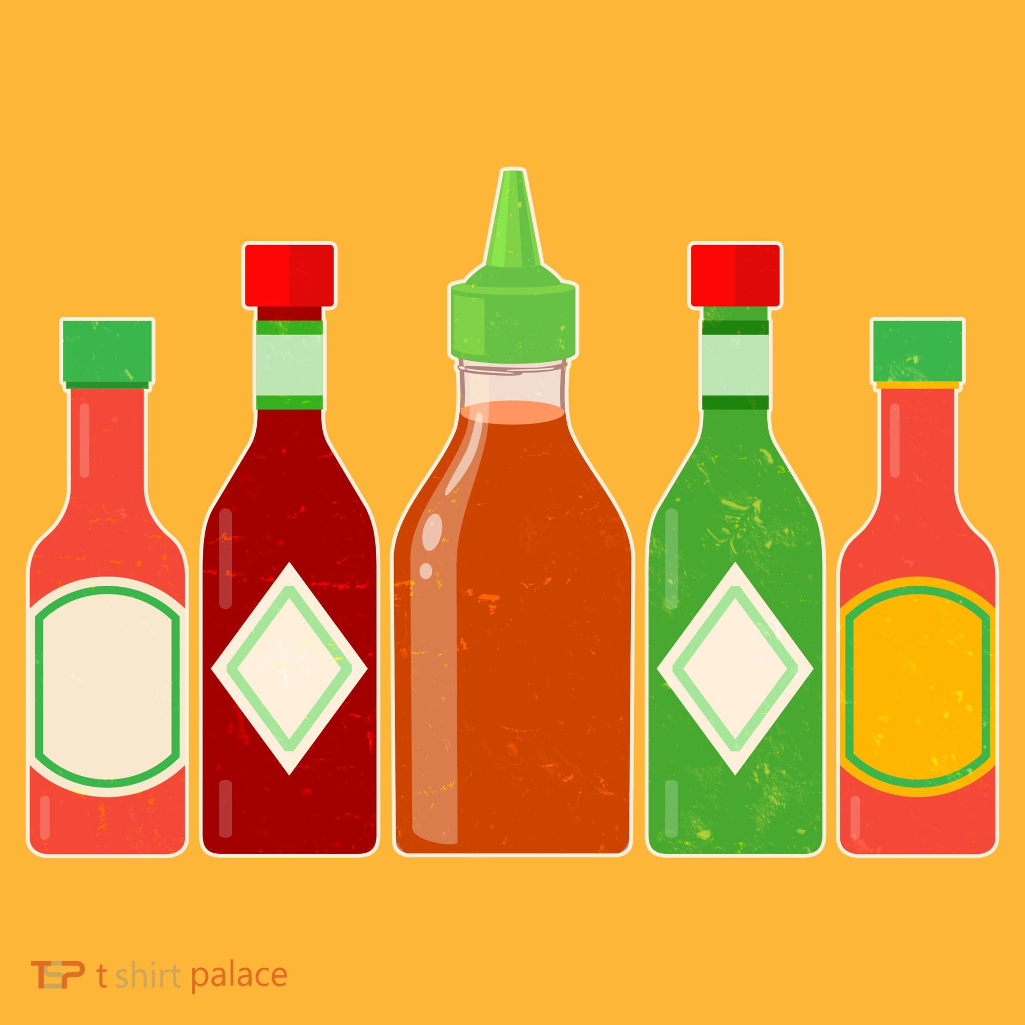 Hot Sauce Bottle Collection Hat