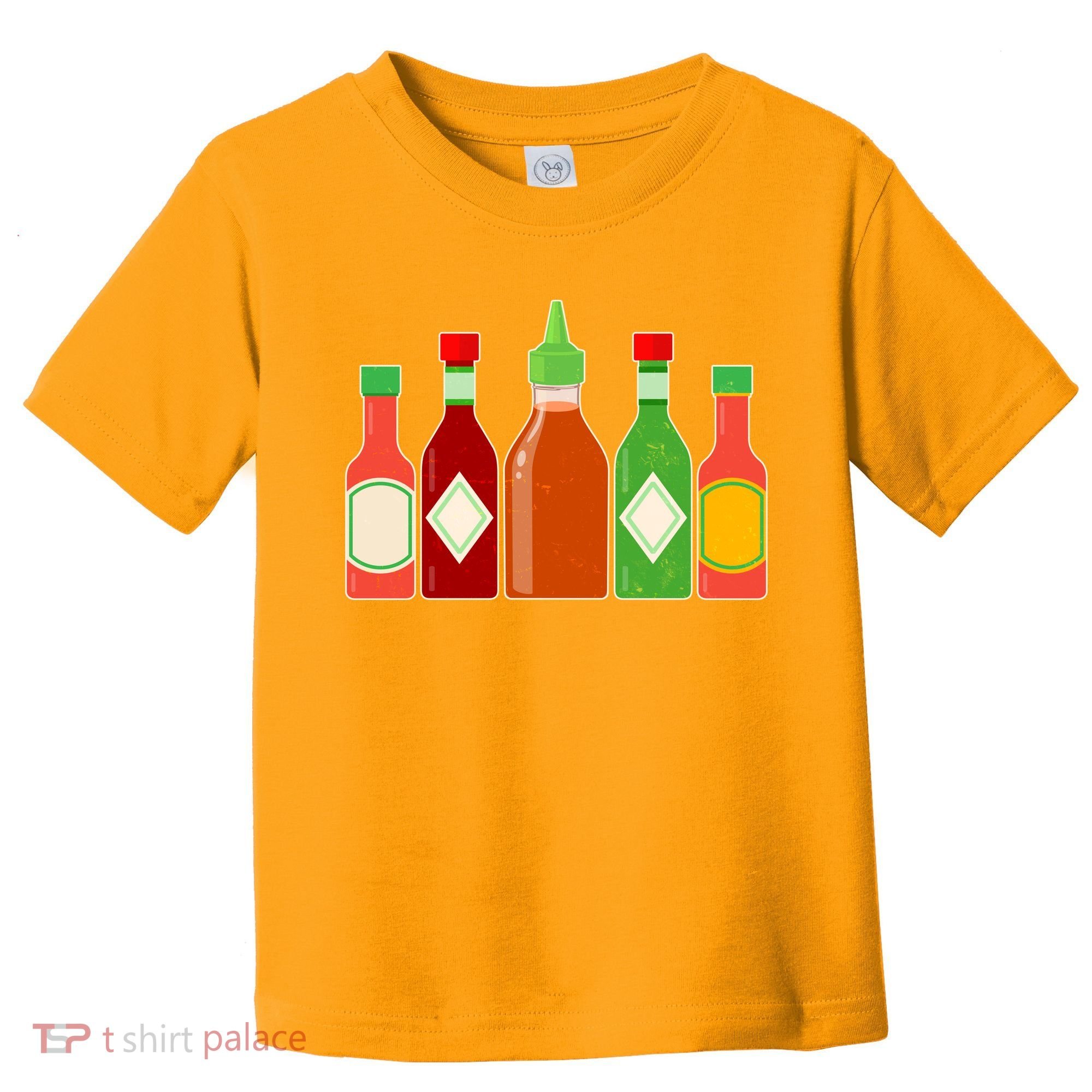 Hot Sauce Bottle Collection Toddler T-Shirt