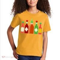 Hot Sauce Bottle Collection Kids T-Shirt thumb 2