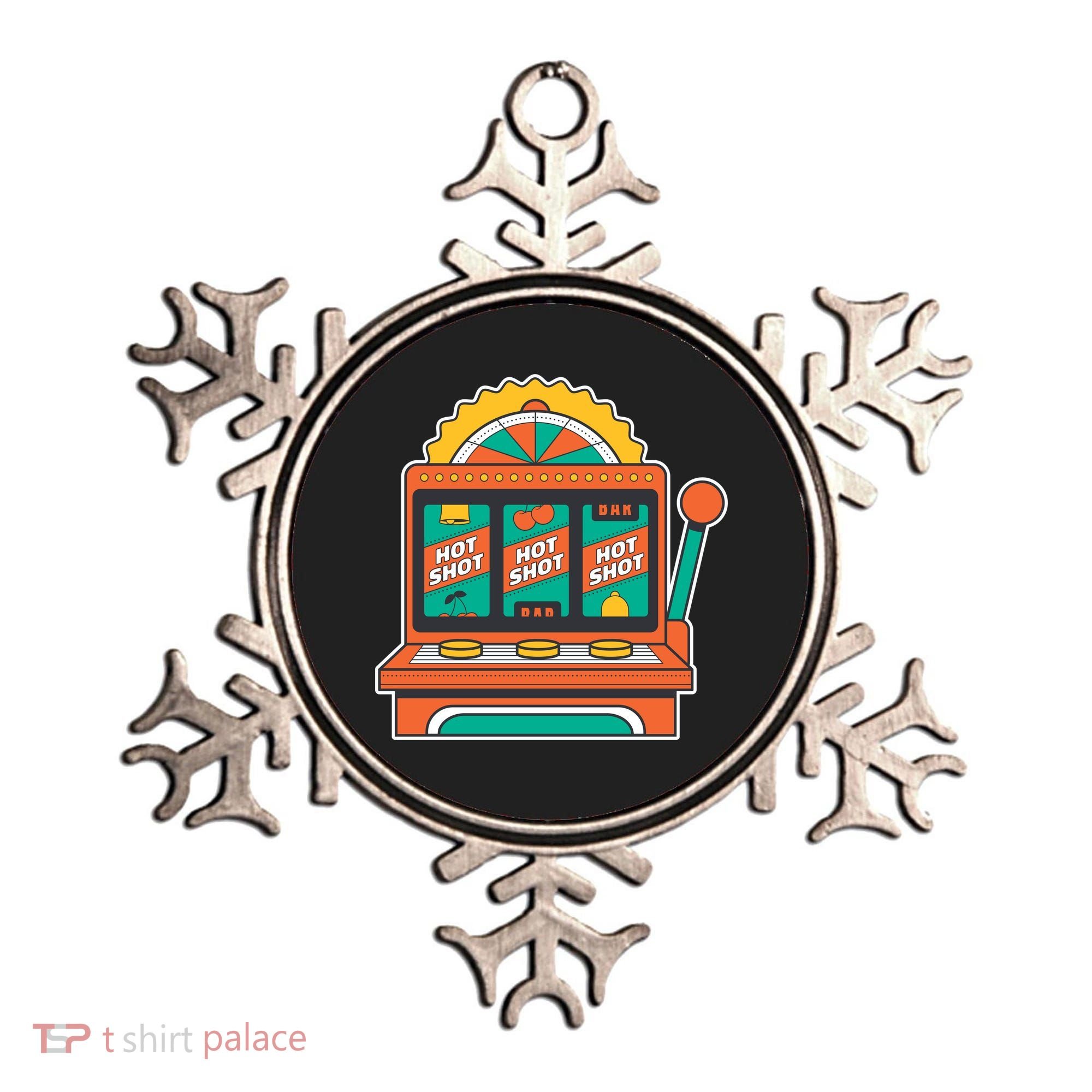 Hot Shot Slot Machine Ornament
