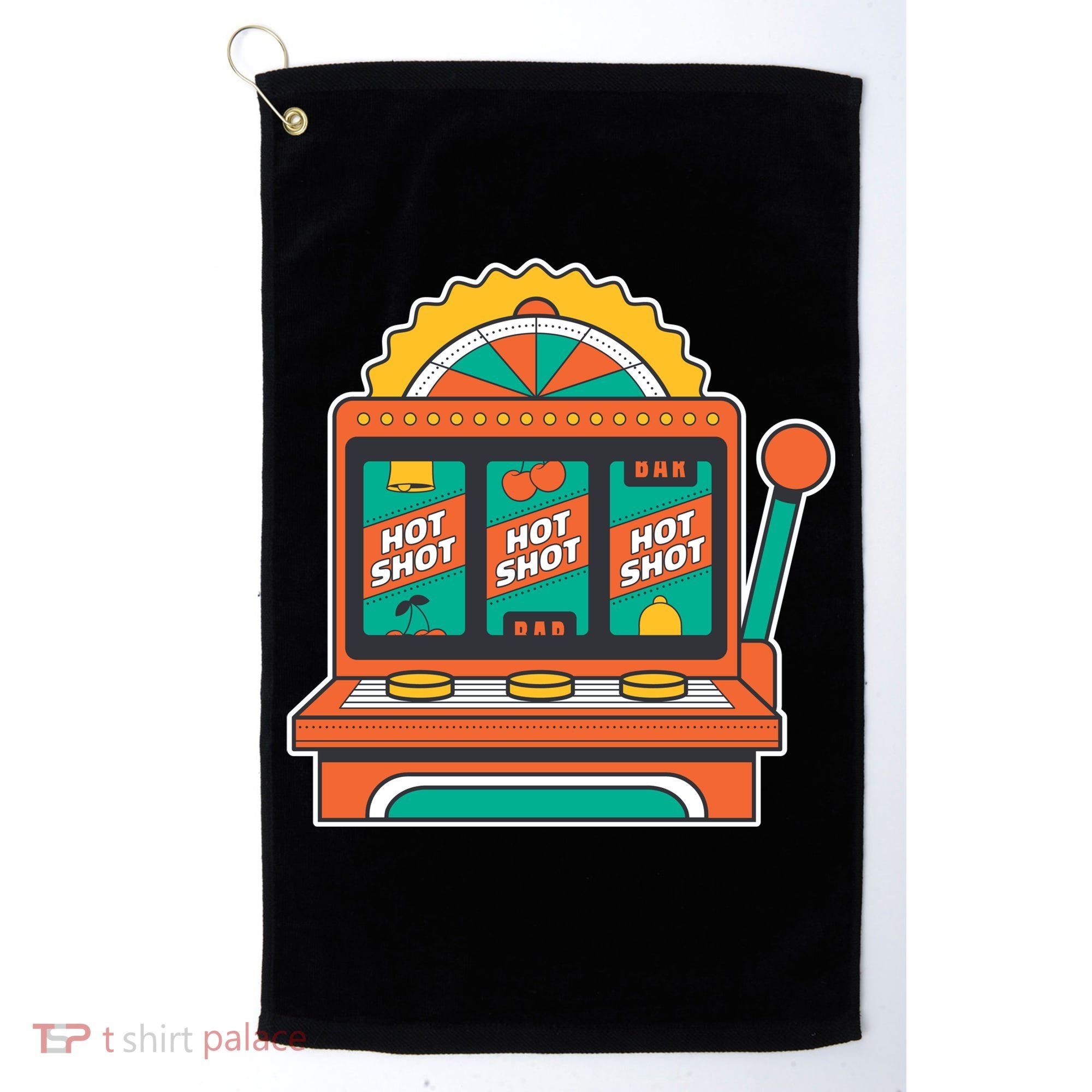 Hot Shot Slot Machine Golf Towel