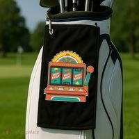 Hot Shot Slot Machine Golf Towel thumb 2