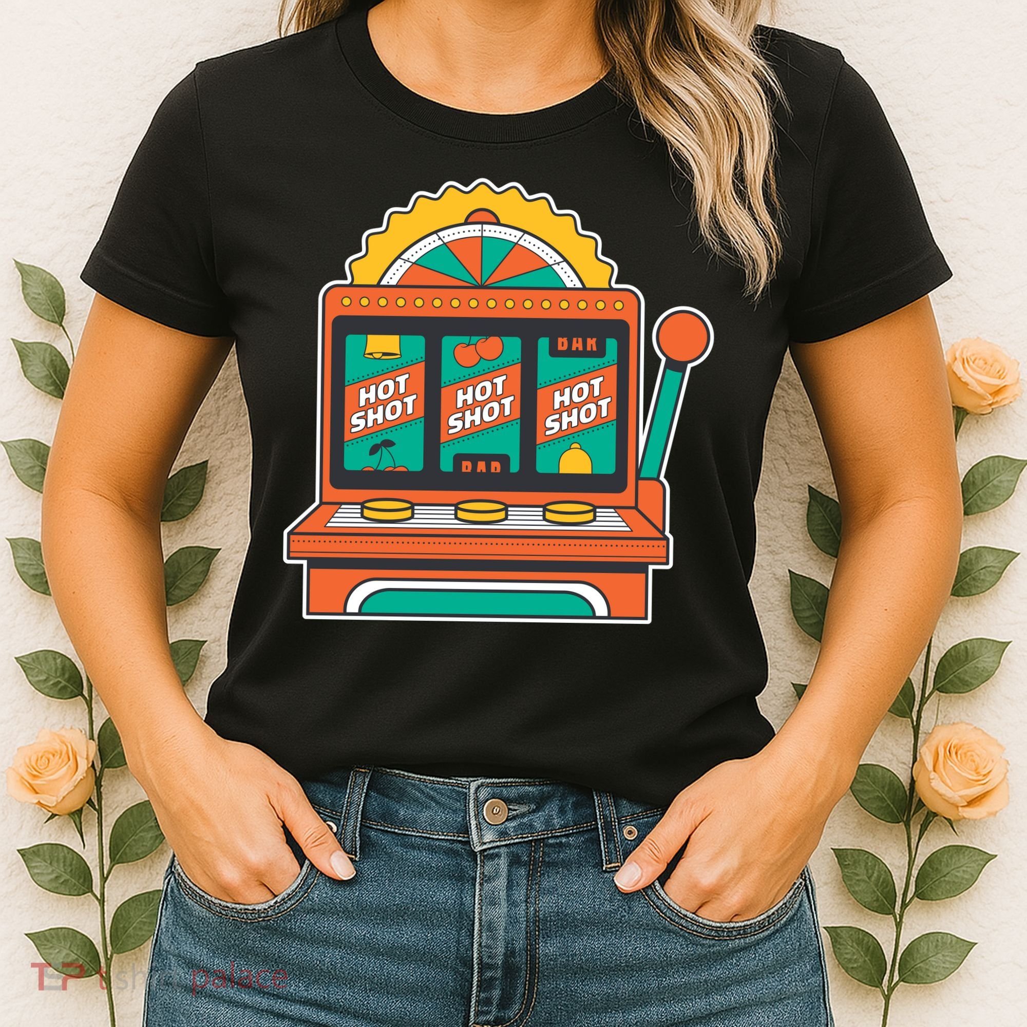 Hot Shot Slot Machine Women's T-Shirt