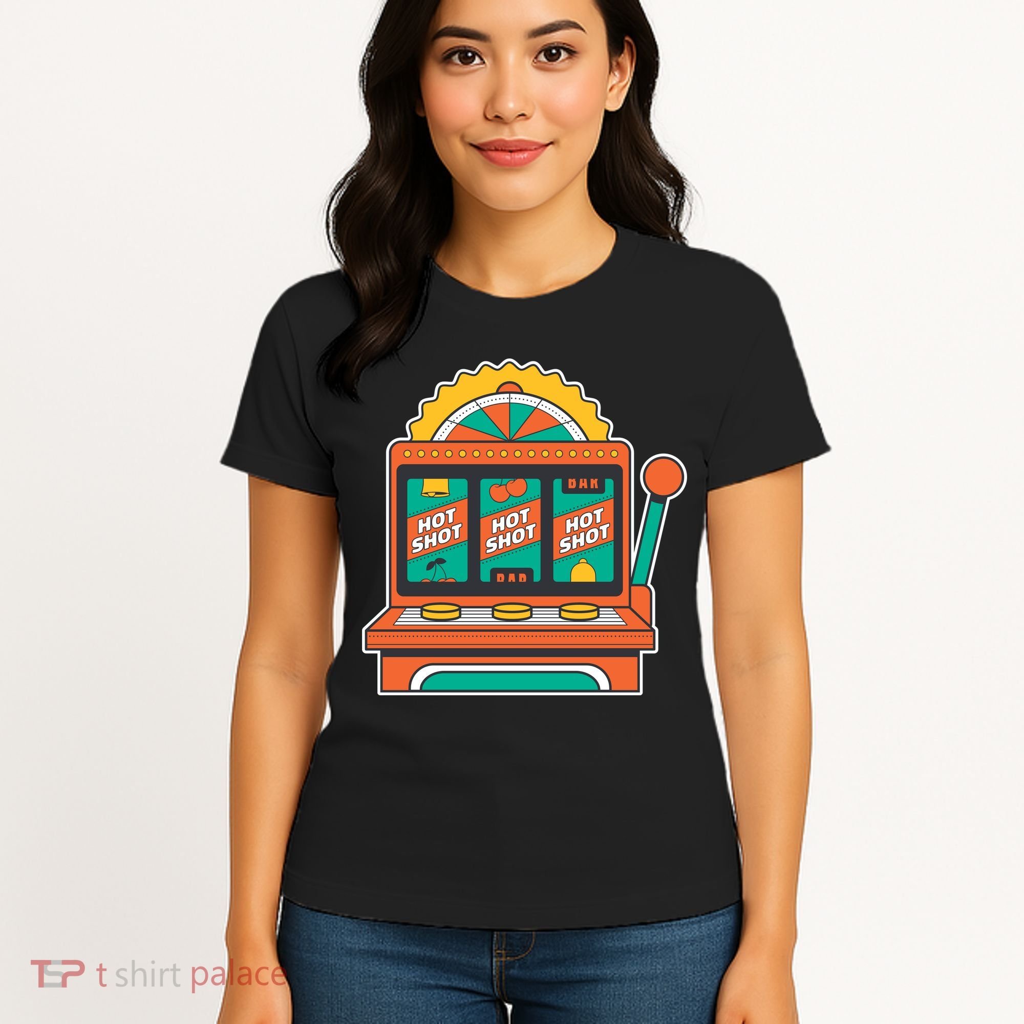 Hot Shot Slot Machine Women's T-Shirt