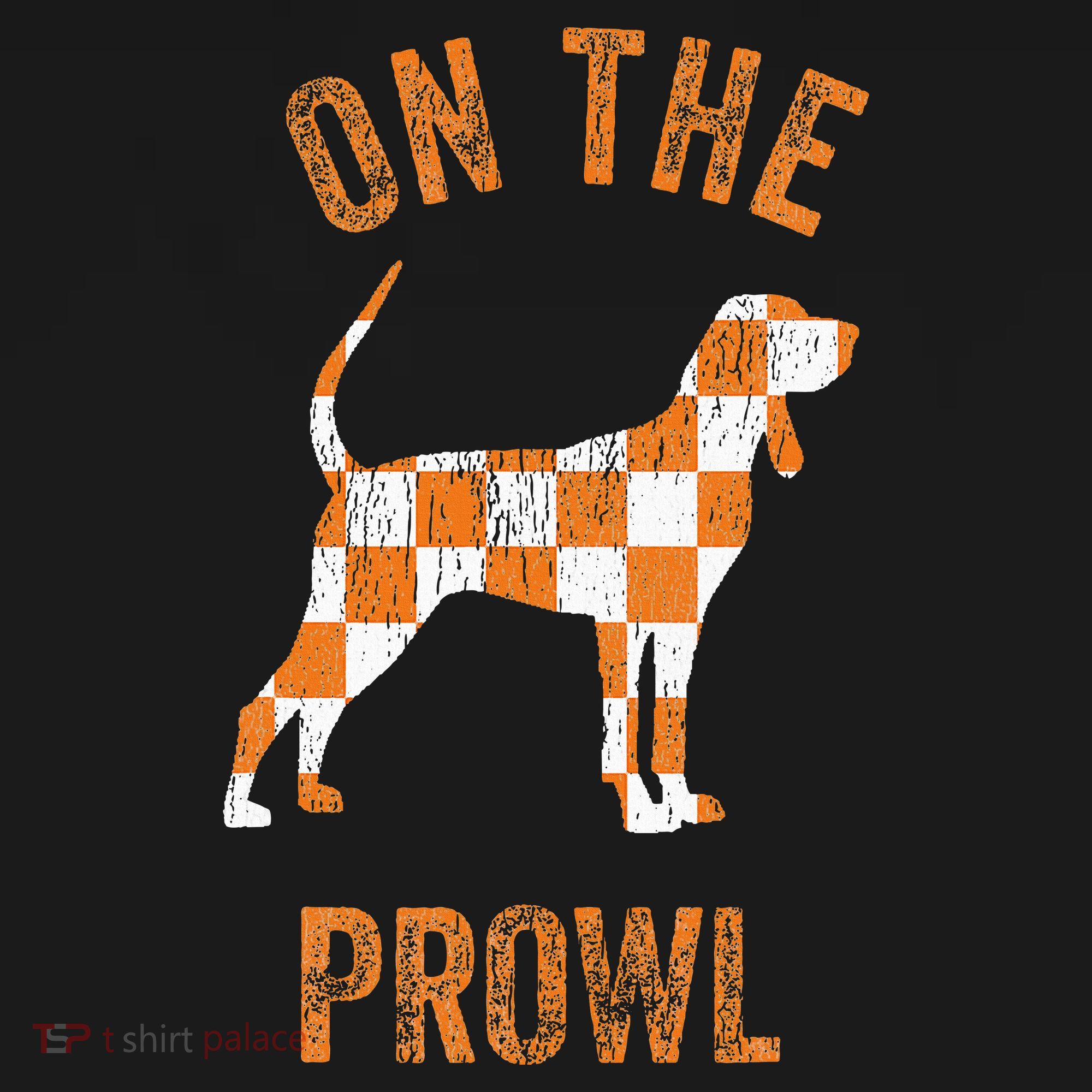 Hound On The Prowl Tennessee Dog TN Home State Volunteers Women's Hoodie