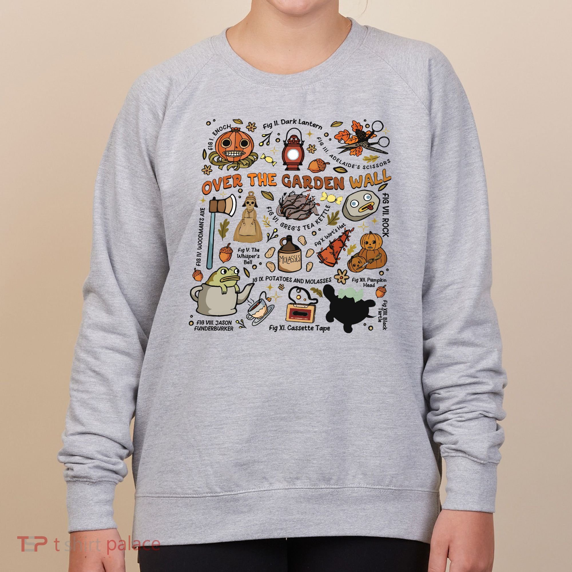 Halloween Over The Garden Wall Pumpkin Women's Sweatshirt