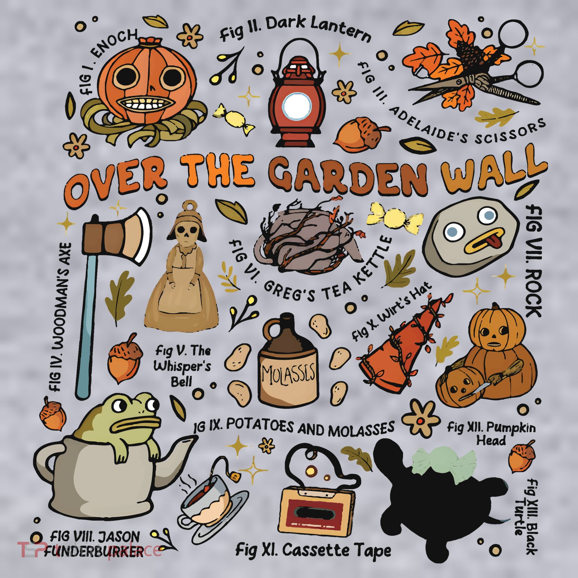 Halloween Over The Garden Wall Pumpkin Women's Sweatshirt