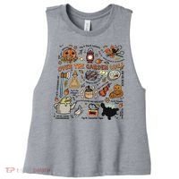 Halloween Over The Garden Wall Pumpkin Women's Racerback Cropped Tank thumb 0