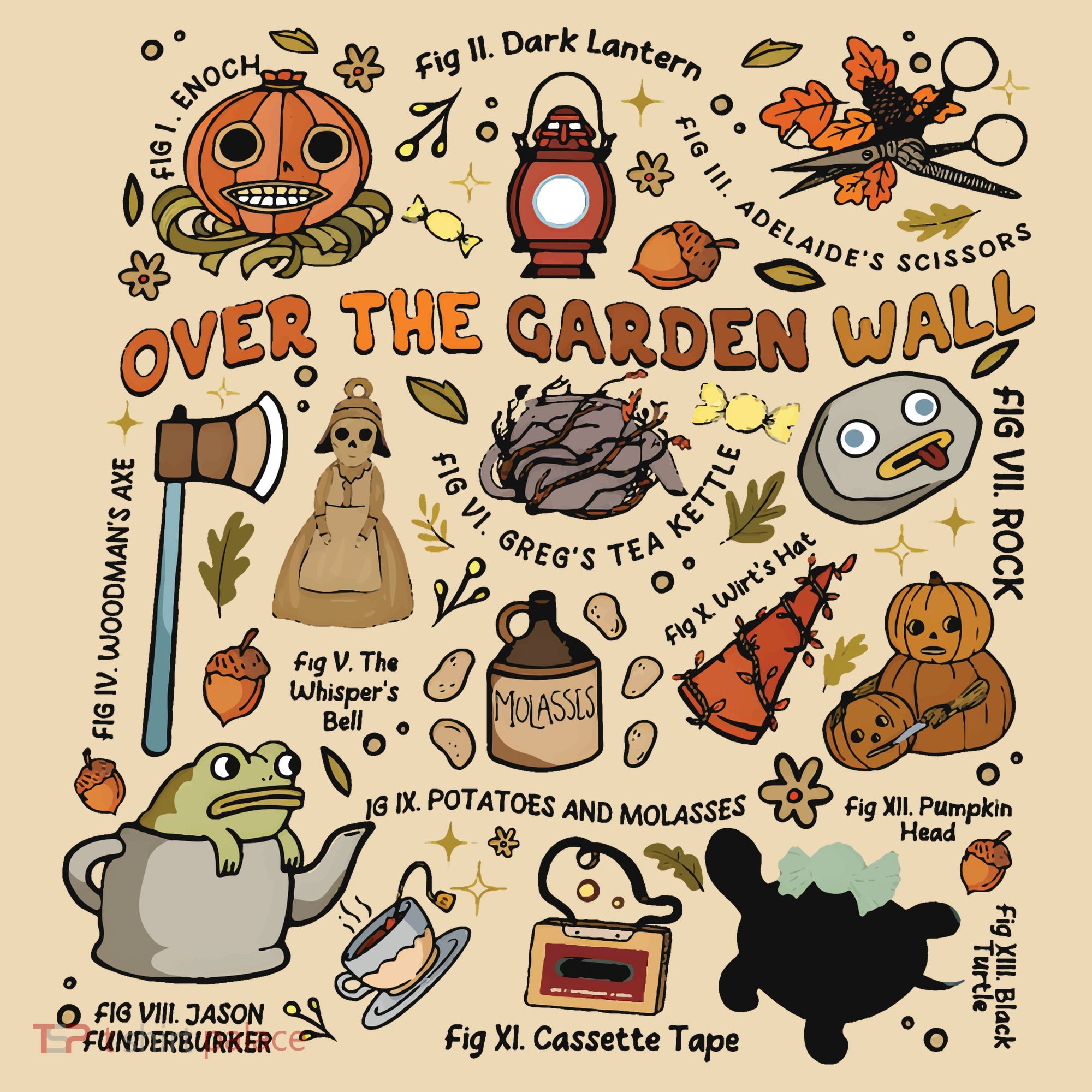 Halloween Over The Garden Wall Pumpkin Tote Bag
