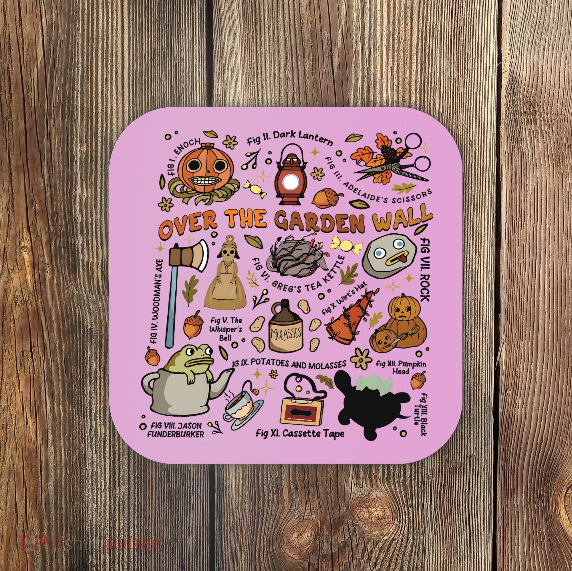Halloween Over The Garden Wall Pumpkin Coaster
