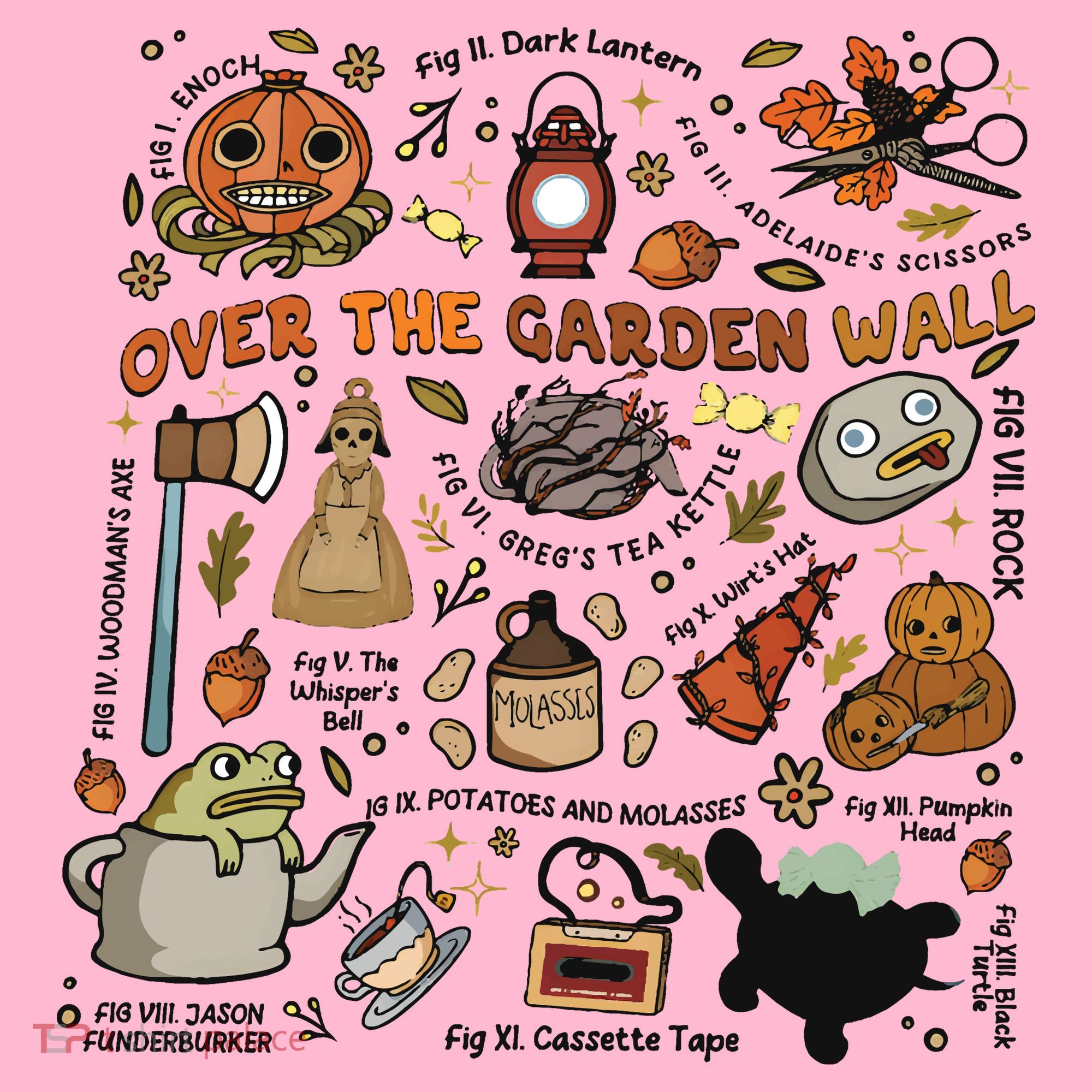 Halloween Over The Garden Wall Pumpkin Coaster