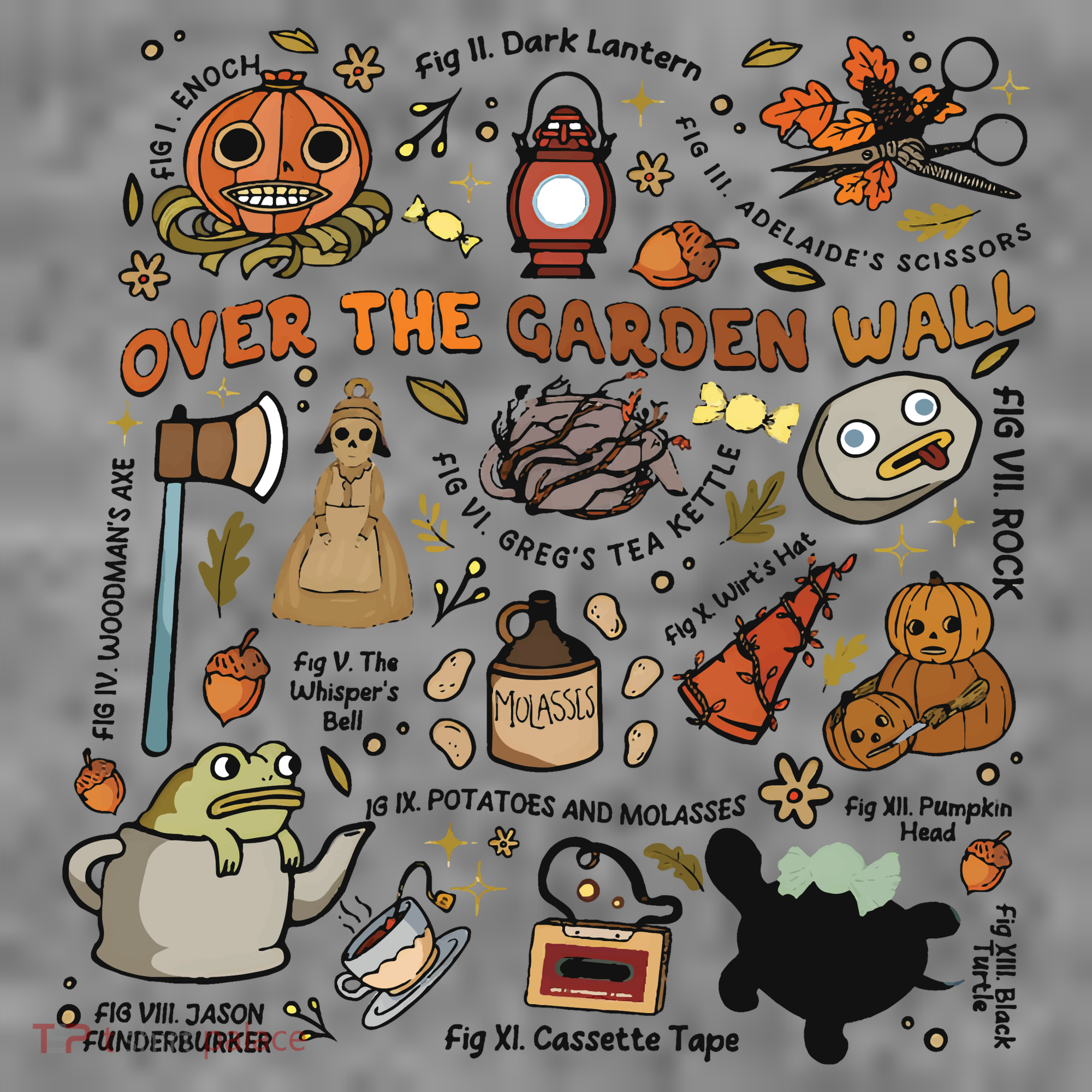 Halloween Over The Garden Wall Pumpkin Toddler Hoodie