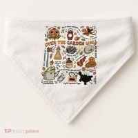 Halloween Over The Garden Wall Pumpkin USA-Made Doggie Bandana thumb 0