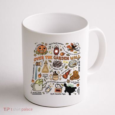 Halloween Over The Garden Wall Pumpkin Coffee Mug back