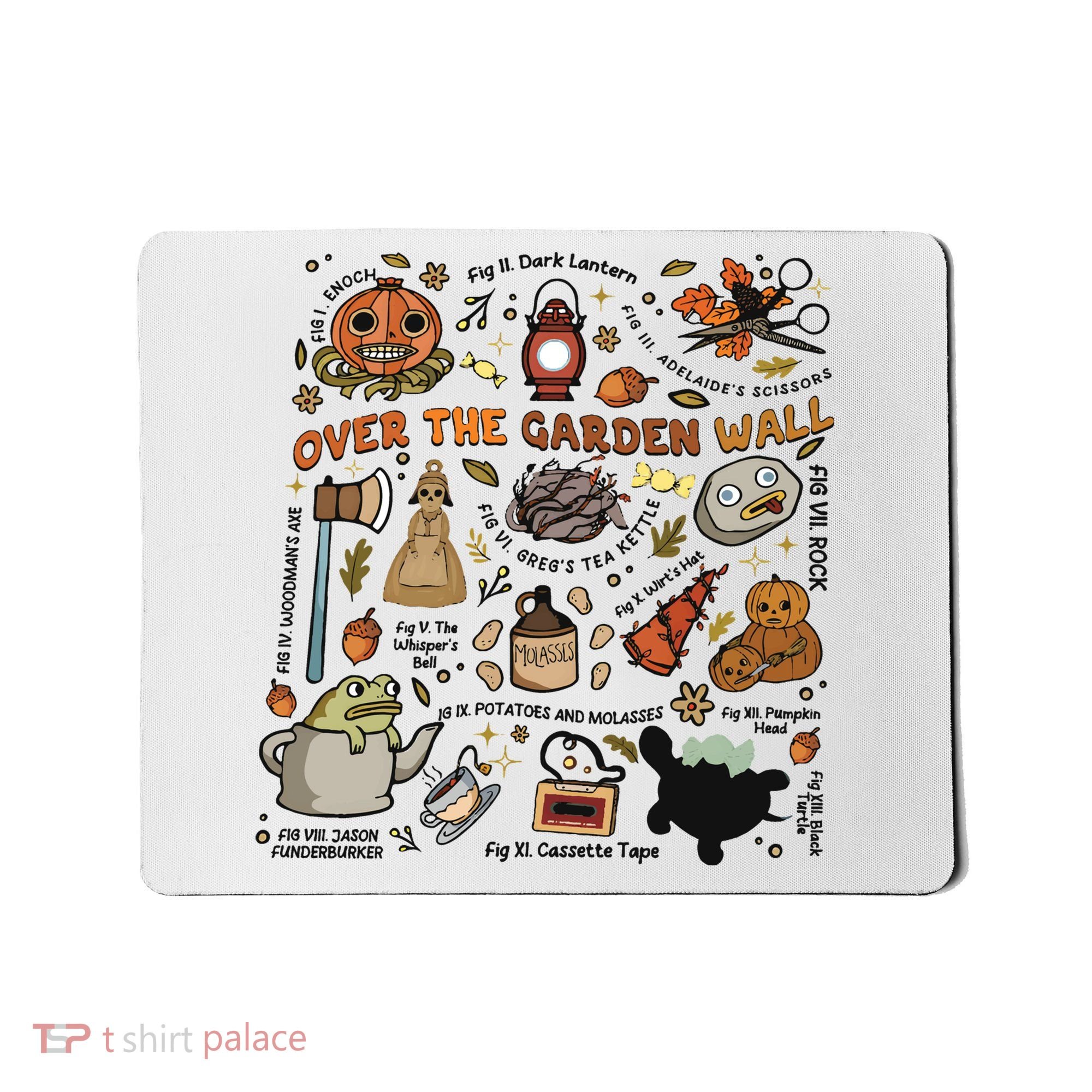 Halloween Over The Garden Wall Pumpkin Mousepad