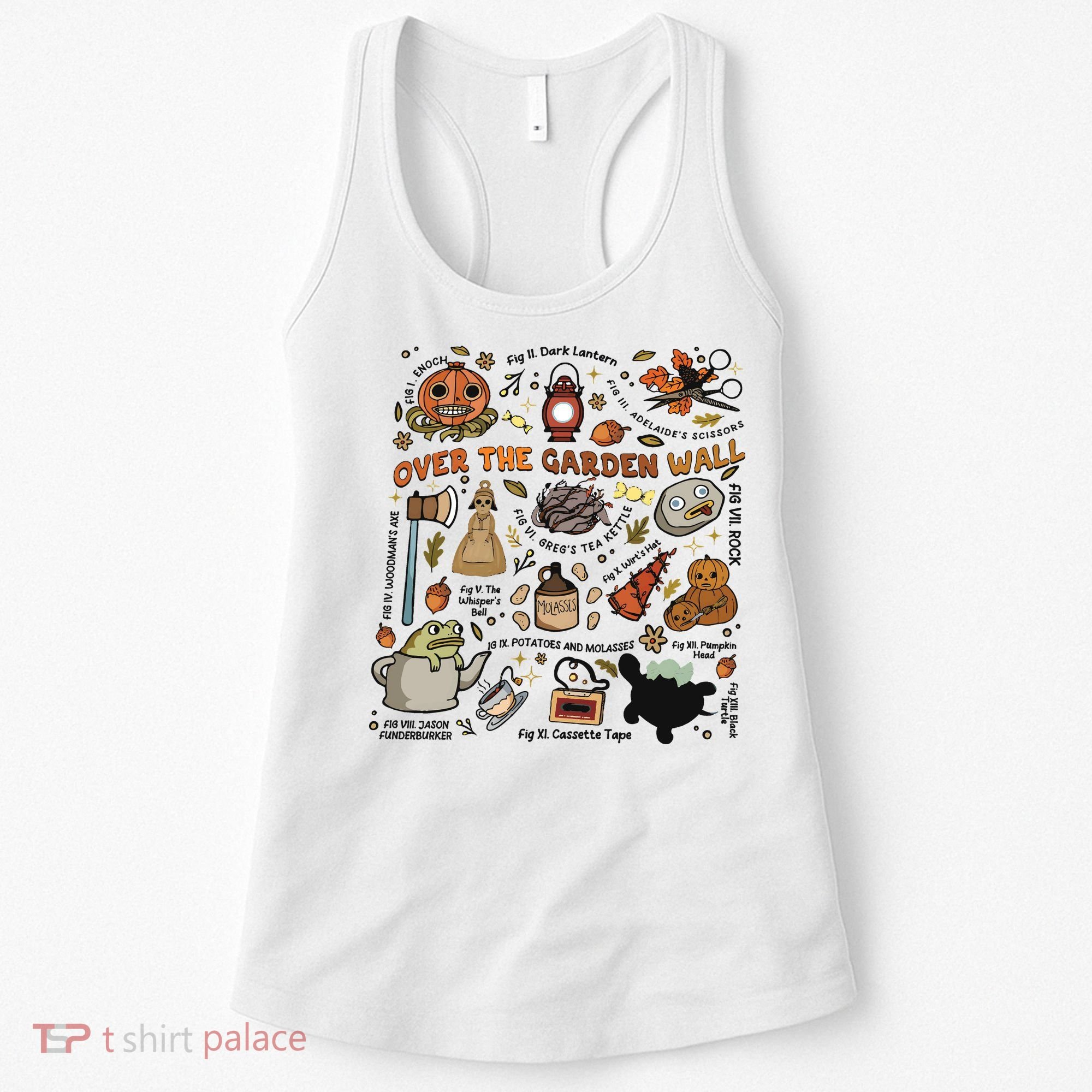 Halloween Over The Garden Wall Pumpkin Women's Tank Top