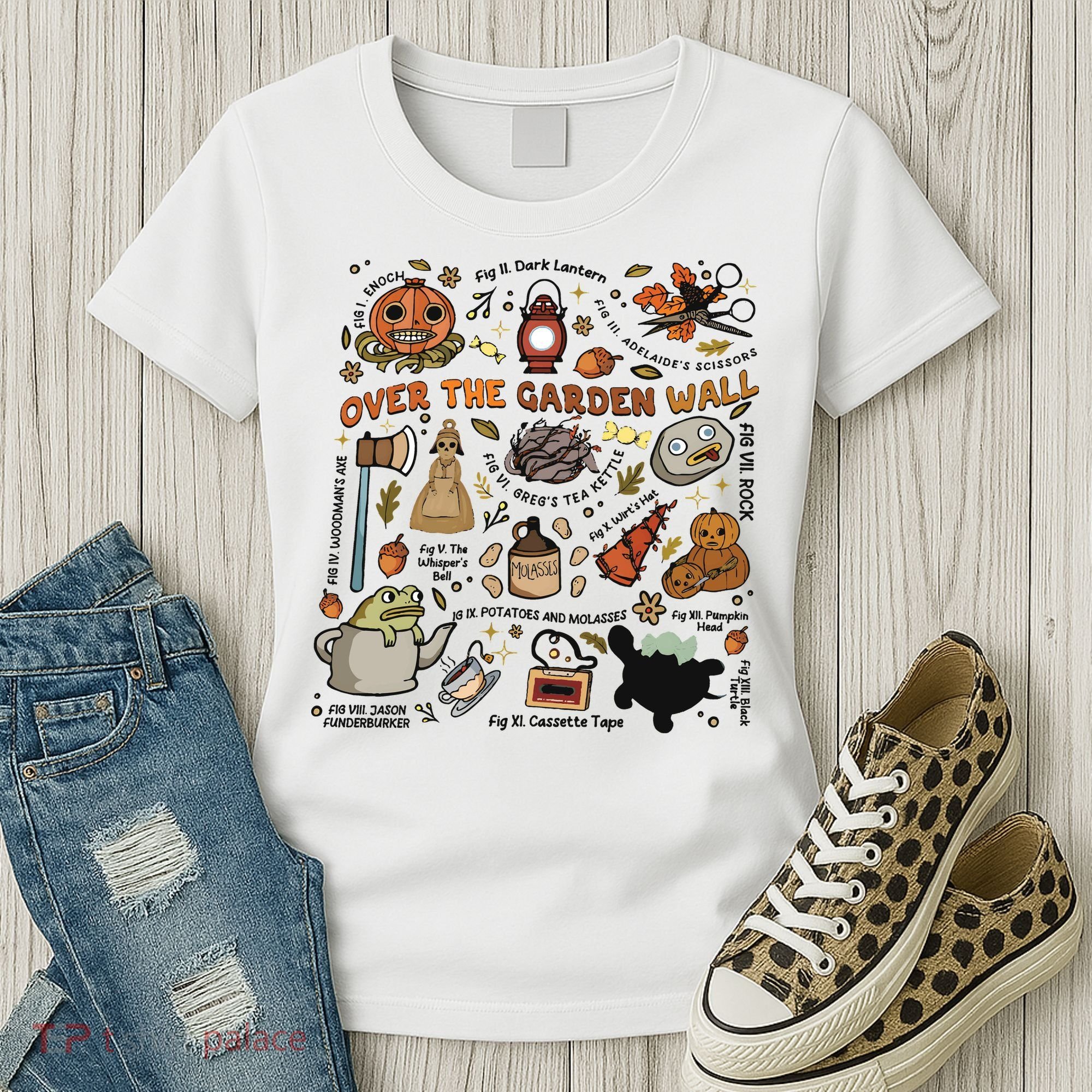 Halloween Over The Garden Wall Pumpkin Women's T-Shirt