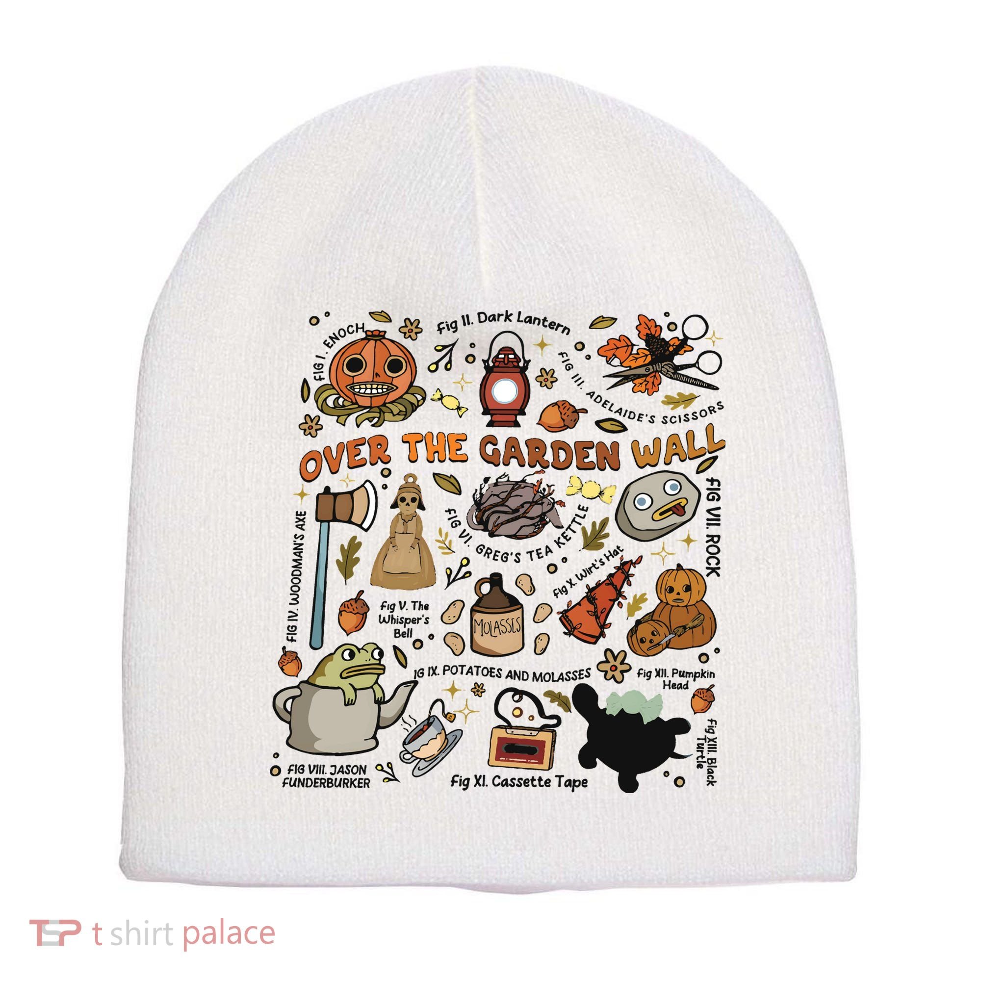 Halloween Over The Garden Wall Pumpkin Short Acrylic Beanie