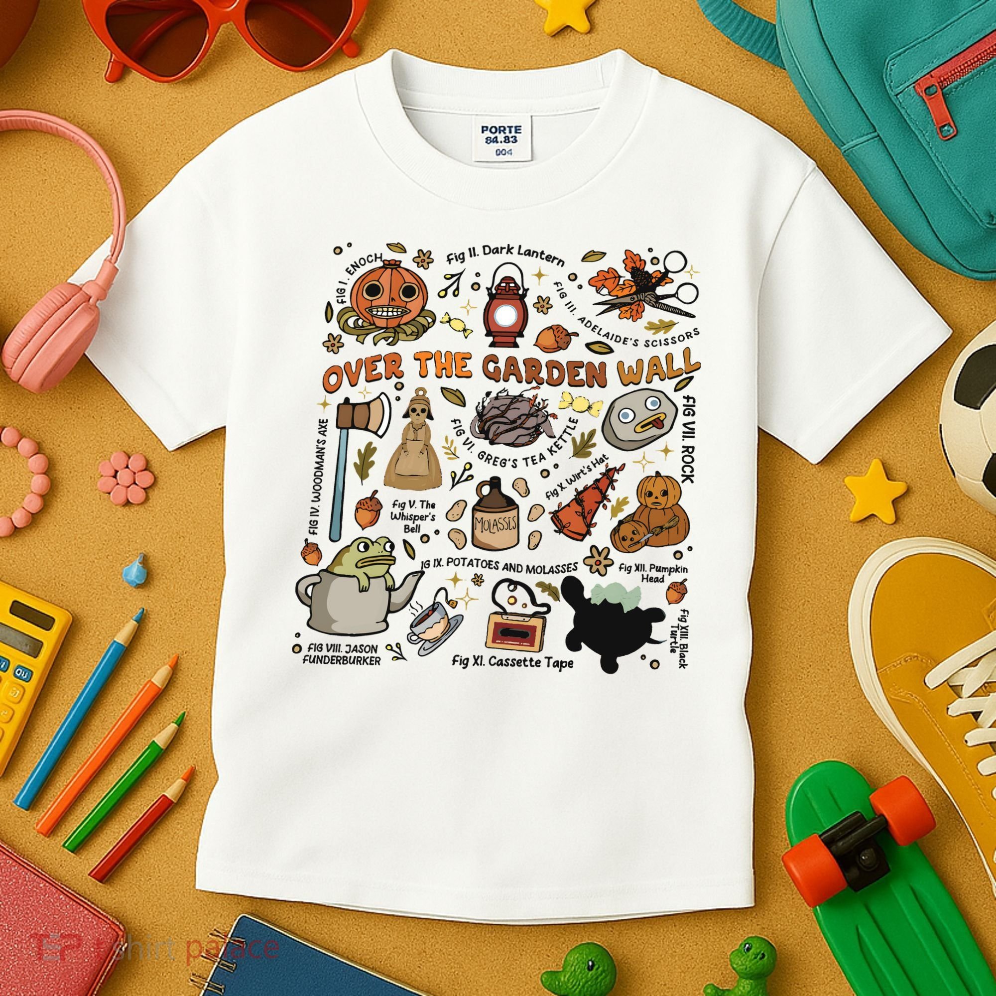 Halloween Over The Garden Wall Pumpkin Kids T-Shirt