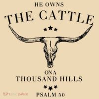 He Owns The Cattle On A Thousand Hills Tote Bag thumb 4