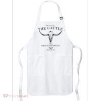 He Owns The Cattle On A Thousand Hills Apron thumb 0