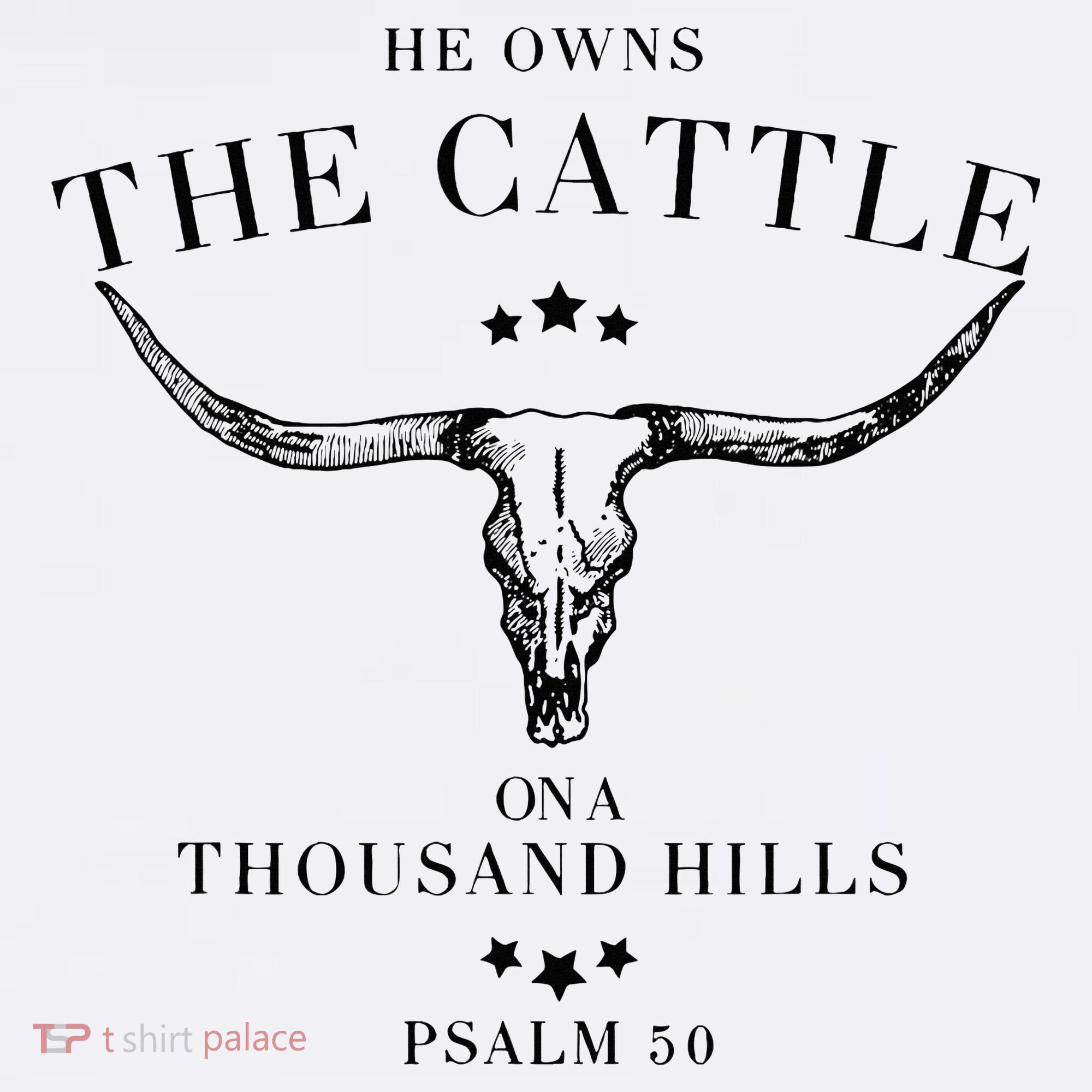He Owns The Cattle On A Thousand Hills Mousepad