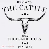 He Owns The Cattle On A Thousand Hills Women's Tank Top thumb 5