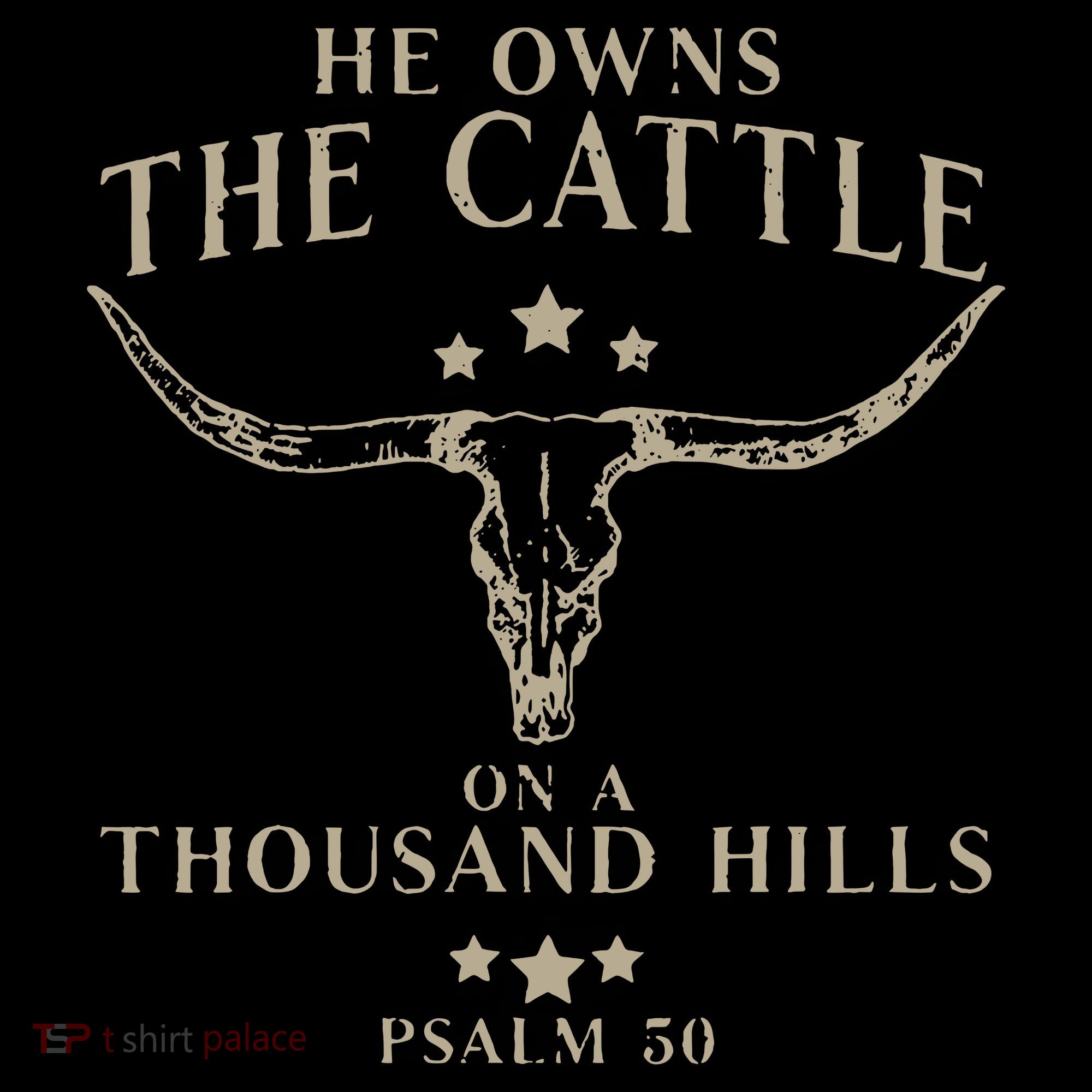 He Owns The Cattle On A Thousand Hills Psalm 50 Coffee Mug