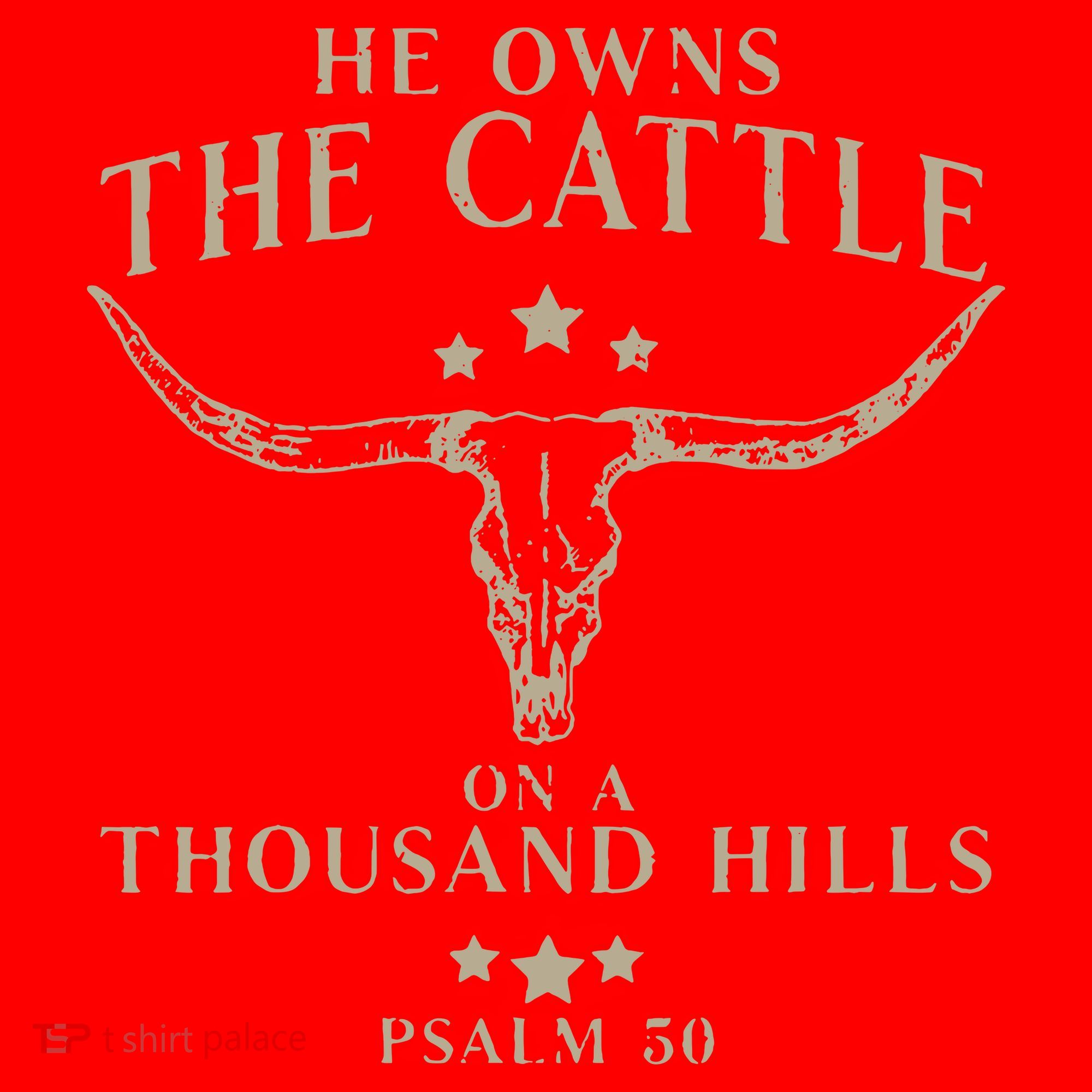 He Owns The Cattle On A Thousand Hills Psalm 50 Santa Hat