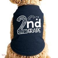 Hello On To 2nd Grade Teachers Boy and Team Secound Grade Doggie Tank thumb 0