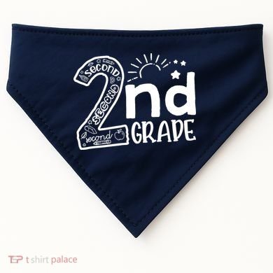 Hello On To 2nd Grade Teachers Boy and Team Secound Grade USA-Made Doggie Bandana