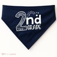 Hello On To 2nd Grade Teachers Boy and Team Secound Grade USA-Made Doggie Bandana thumb 0