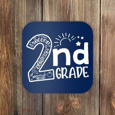 Hello On To 2nd Grade Teachers Boy and Team Secound Grade Coaster
