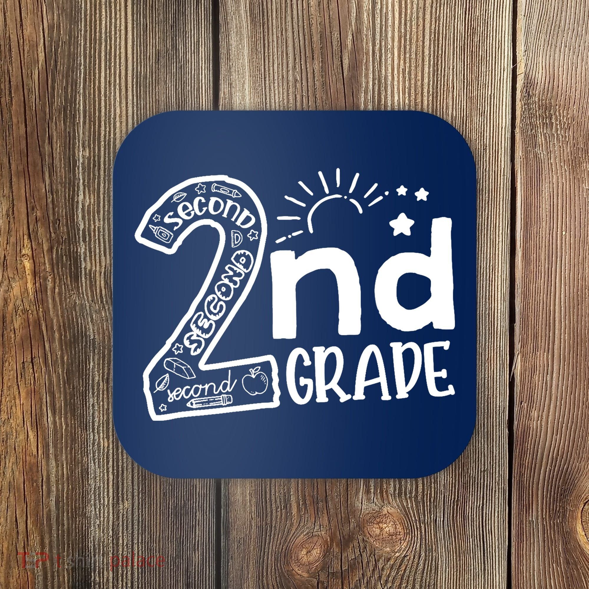 Hello On To 2nd Grade Teachers Boy and Team Secound Grade Coaster