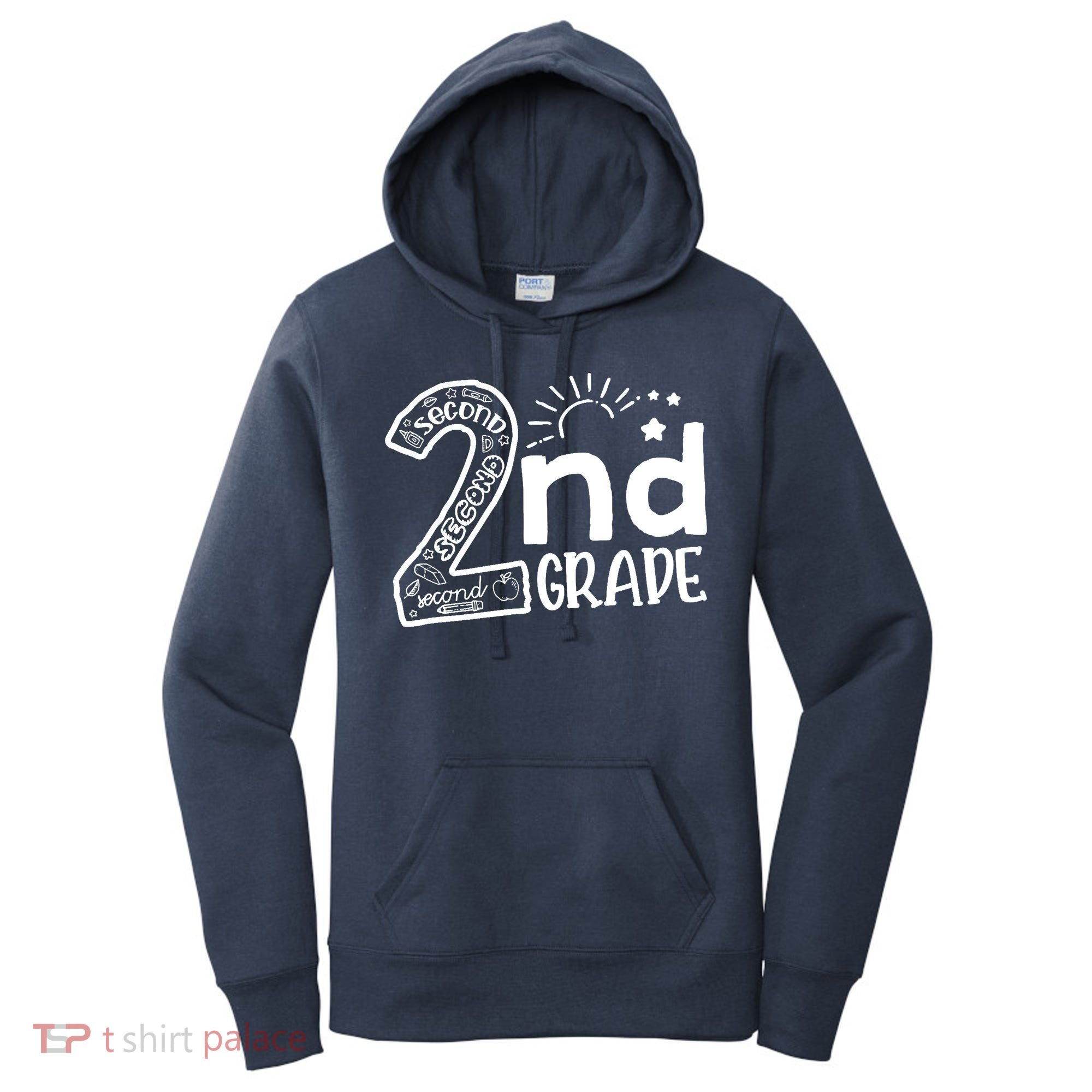 Hello On To 2nd Grade Teachers Boy and Team Secound Grade Women's Hoodie