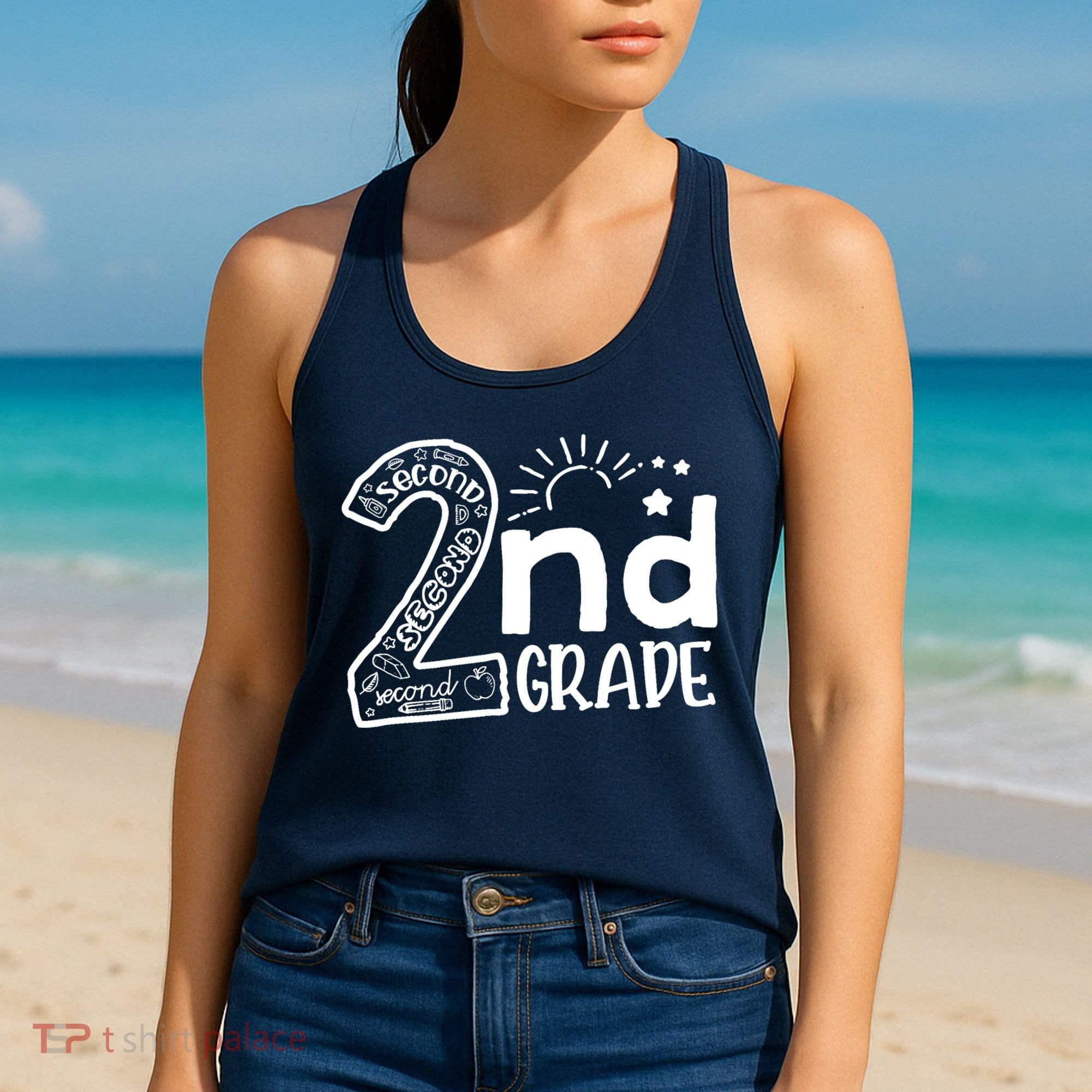 Hello On To 2nd Grade Teachers Boy and Team Secound Grade Women's Tank Top