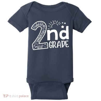 Hello On To 2nd Grade Teachers Boy and Team Secound Grade Baby Bodysuit