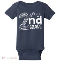 Hello On To 2nd Grade Teachers Boy and Team Secound Grade Baby Bodysuit thumb 0