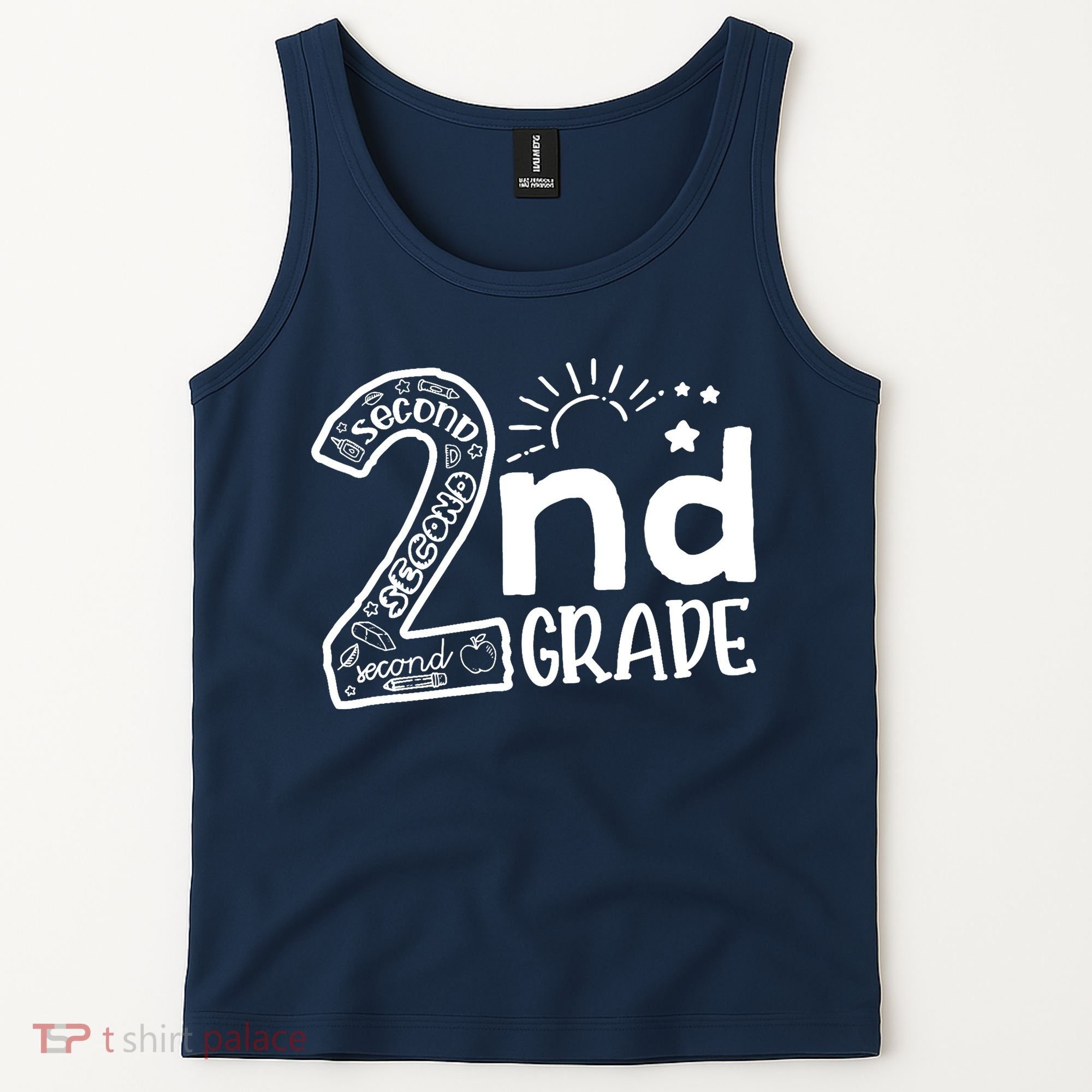 Hello On To 2nd Grade Teachers Boy and Team Secound Grade Tank Top