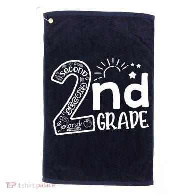 Hello On To 2nd Grade Teachers Boy and Team Secound Grade Golf Towel