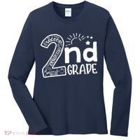 Hello On To 2nd Grade Teachers Boy and Team Secound Grade Women's Long Sleeve Shirt thumb 0
