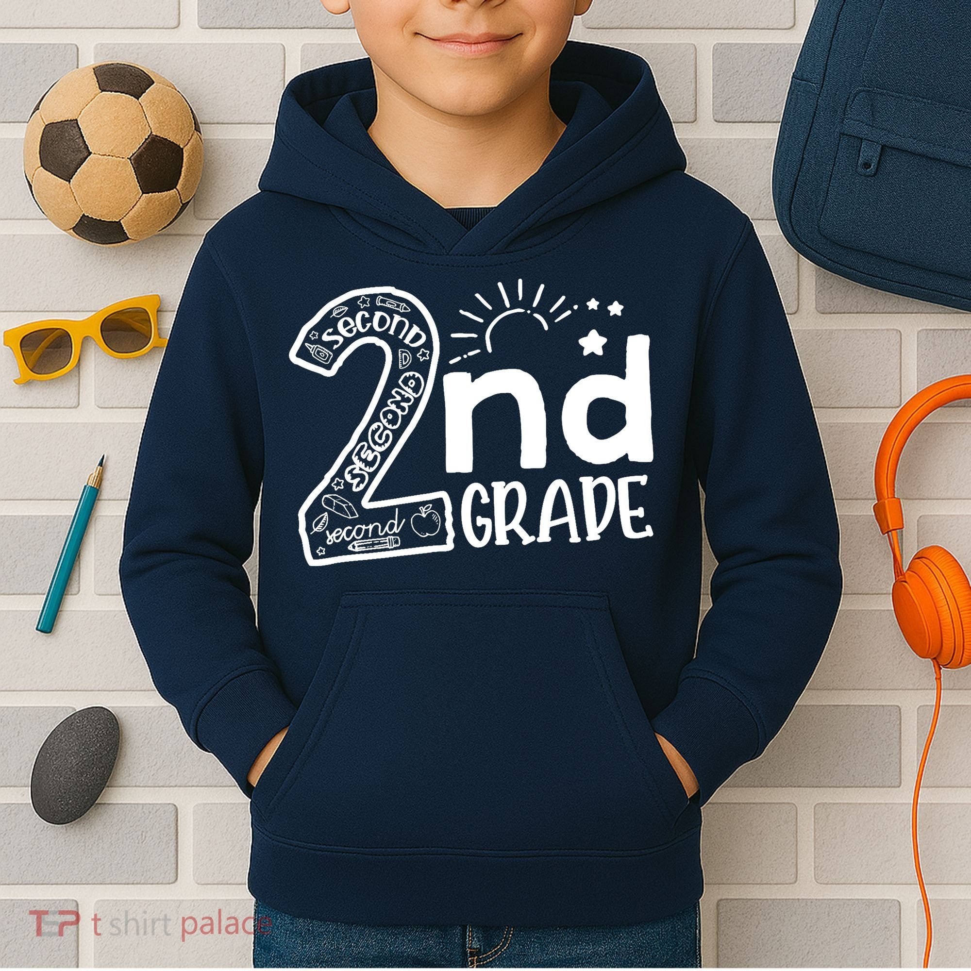 Hello On To 2nd Grade Teachers Boy and Team Secound Grade Kids Hoodie