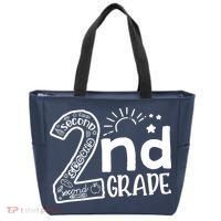 Hello On To 2nd Grade Teachers Boy and Team Secound Grade Tote Bag thumb 0