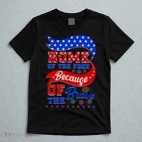 Home Of The Free Because Of The Brave 4th Of July T-Shirt thumb 5