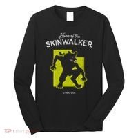 Home Of The Skinwalker Utah Usa Cryptid Long Sleeve Shirt thumb 0