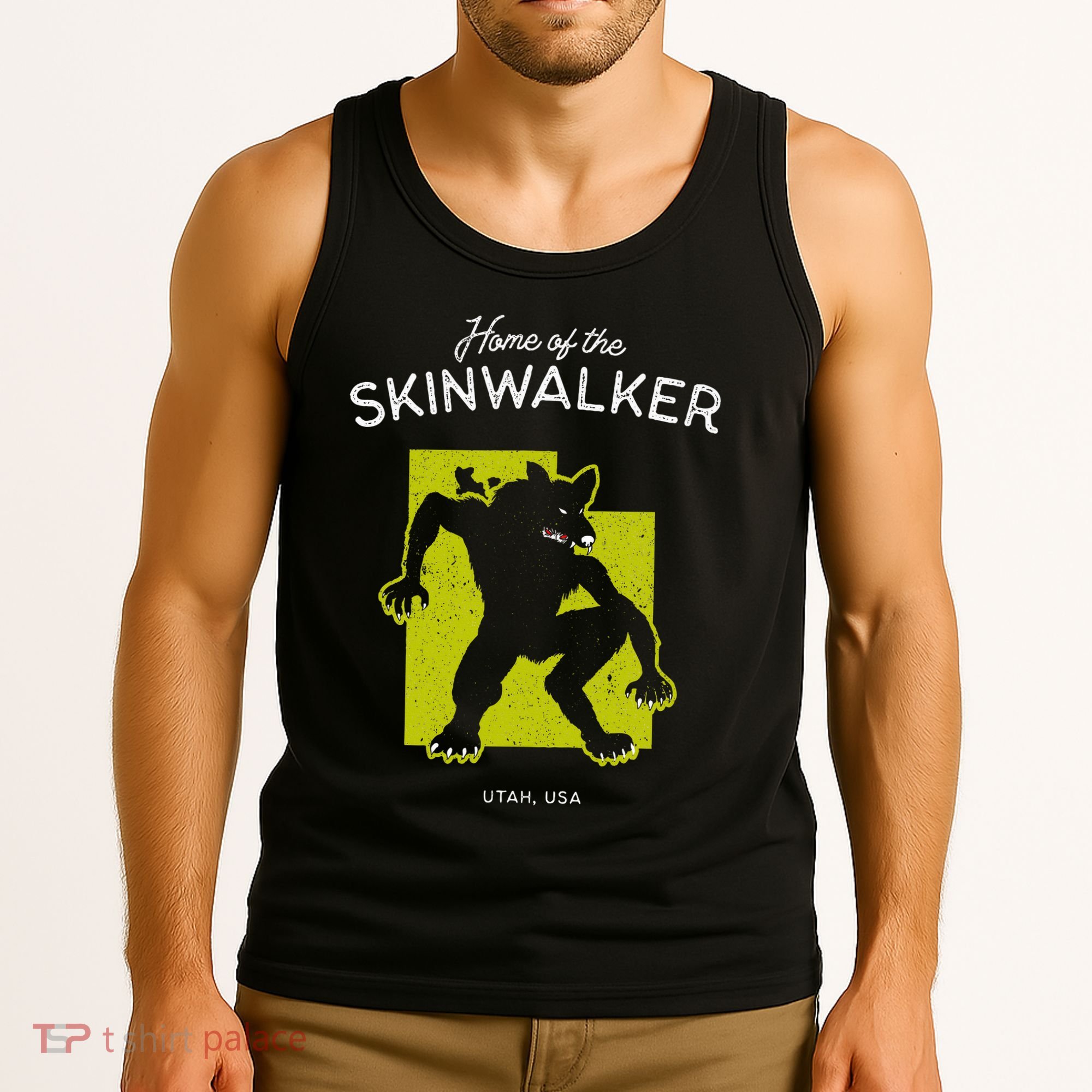Home Of The Skinwalker Utah Usa Cryptid Tank Top