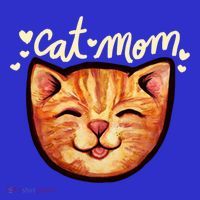 Happy Orange Tabby Cat Mom Gift Apron thumb 3
