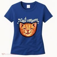 Happy Orange Tabby Cat Mom Gift Women's T-Shirt thumb 0