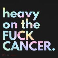 Heavy On The Fuck Cancer Tie Dye Distressed Awareness Backpack thumb 2