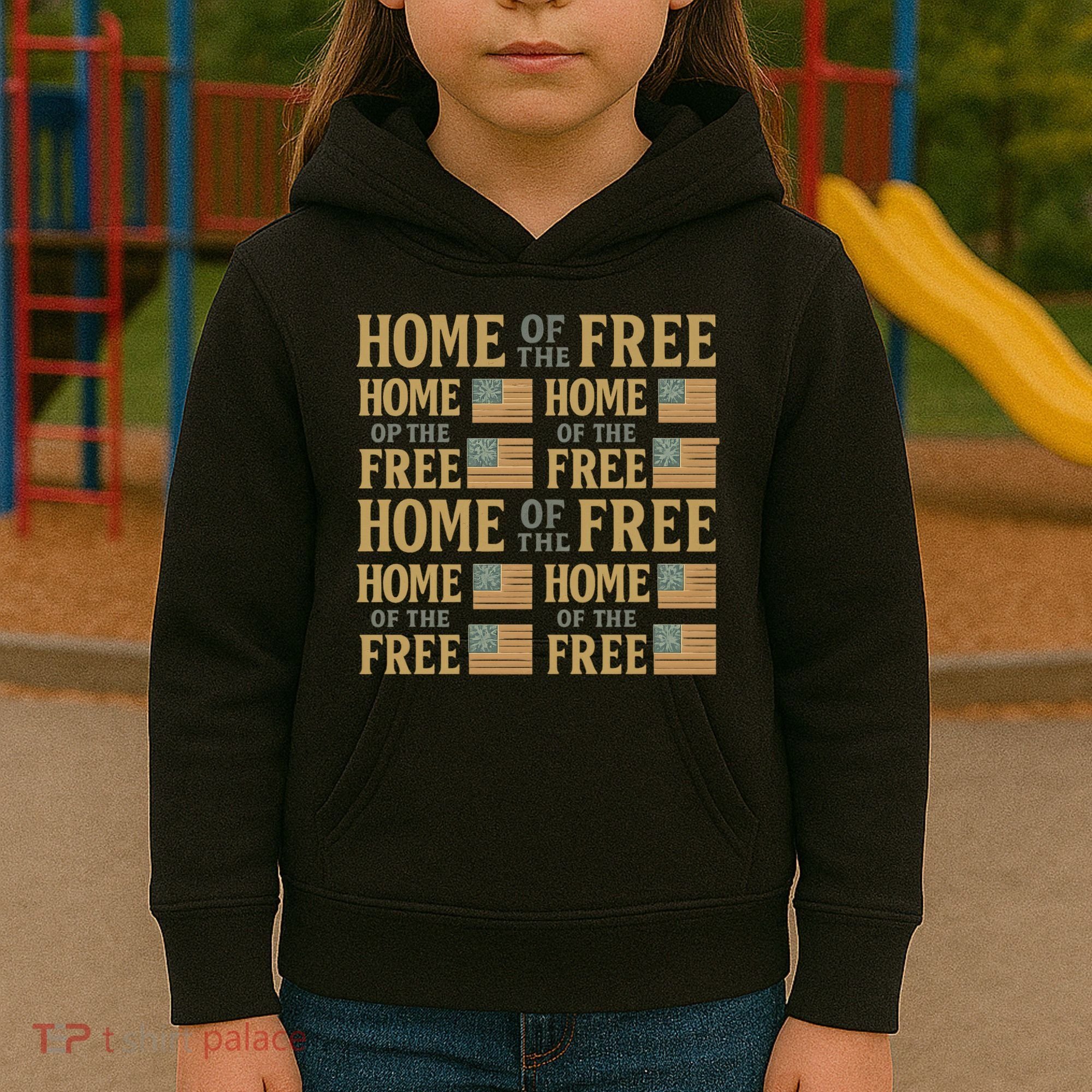 Home of the Free Kids Hoodie